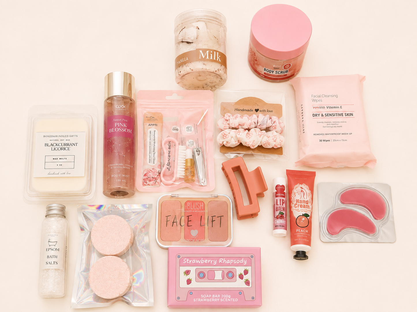 Pink Blossom Pamper Gift Box