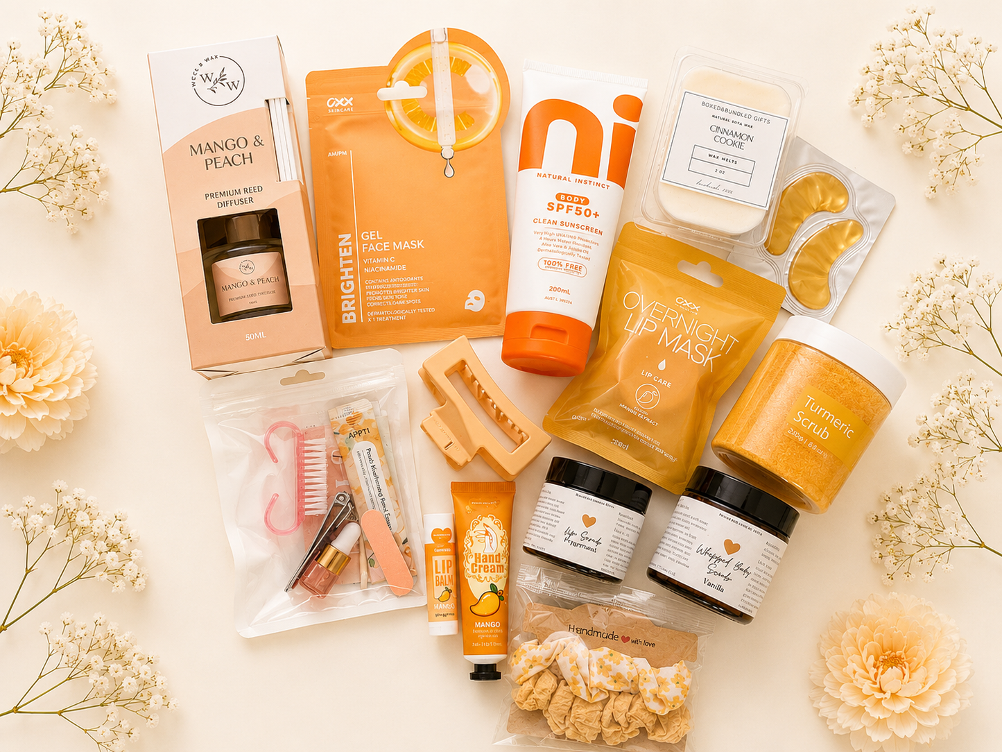 Peach Sunset Self Care Gift Box