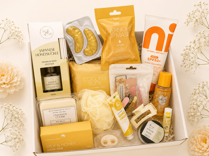 Golden Glow Self Care Gift Box