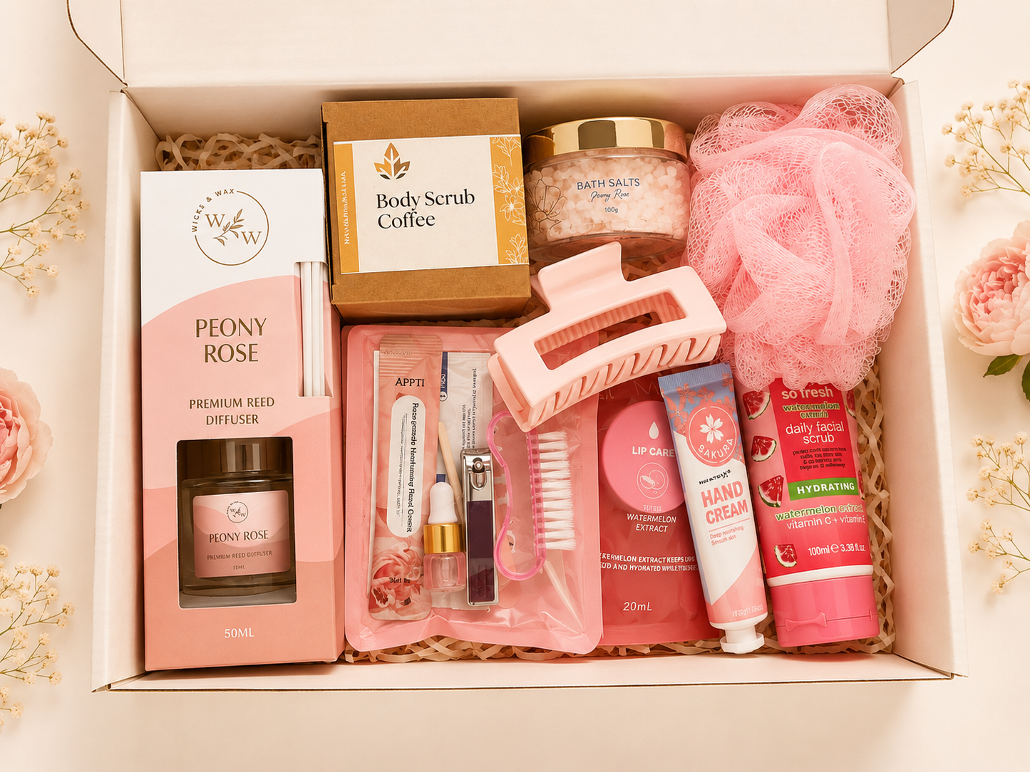 Rosy Bloom Pamper Box